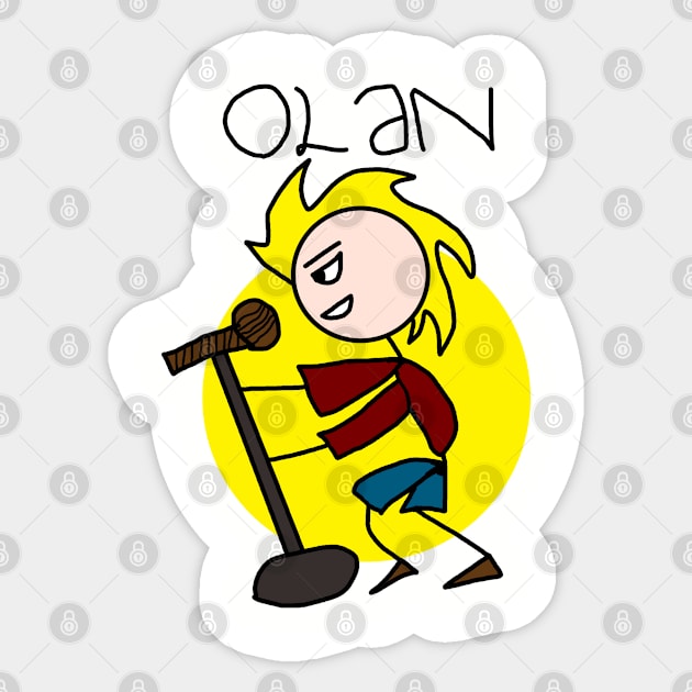 Vocalist Olan Sticker by The Gandol